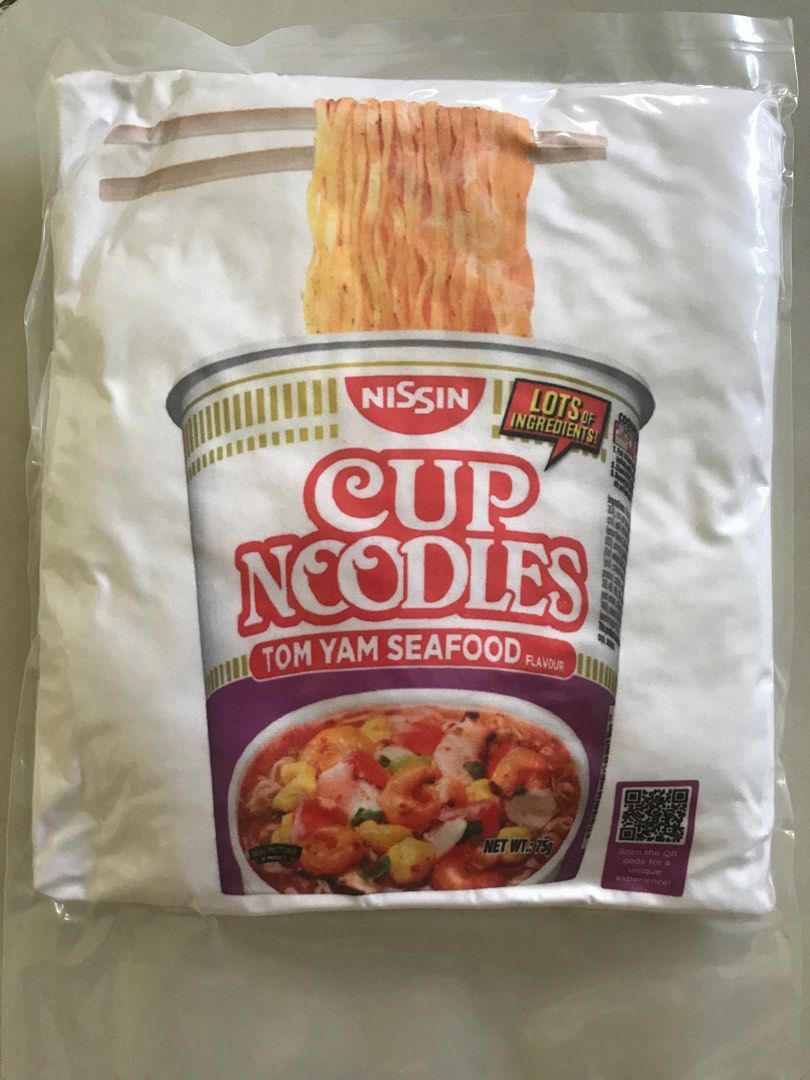 Nissin cup noodles pillow, Hobbies & Toys, Memorabilia & Collectibles