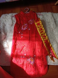 Ms. China united nation costume with sash