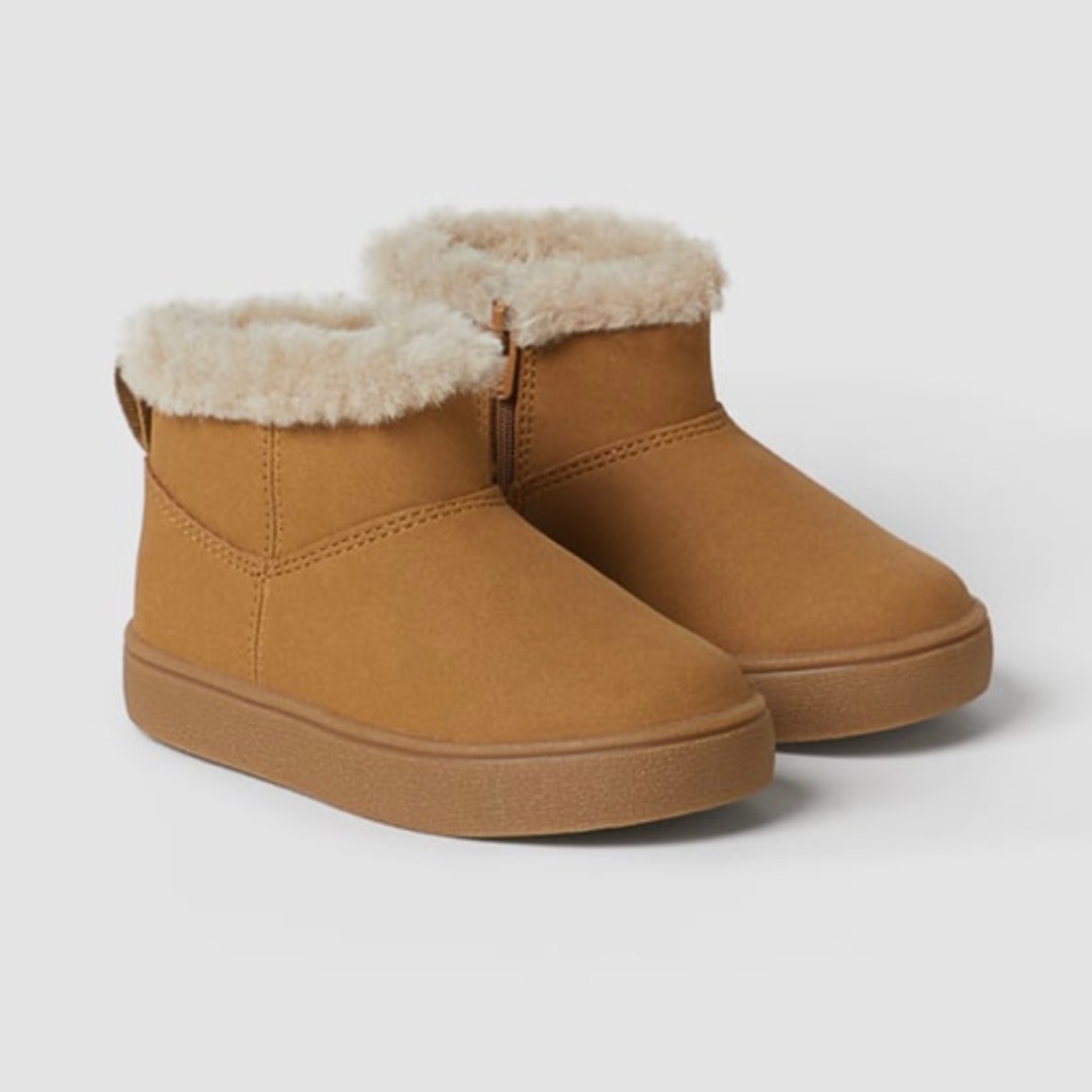 Zara fur lined sales boots
