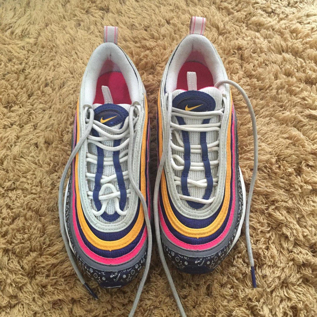 Nike Air Max 97 Ci9929 500 Purple Pink Orange Authentic Babies