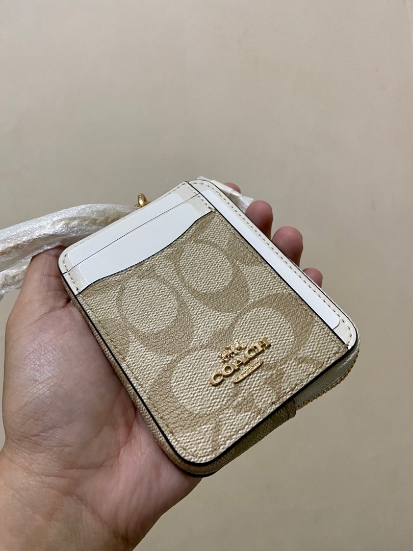 ORIGINAL COACH ZIP CARD CASE, Women's Fashion, Bags & Wallets, Wallets