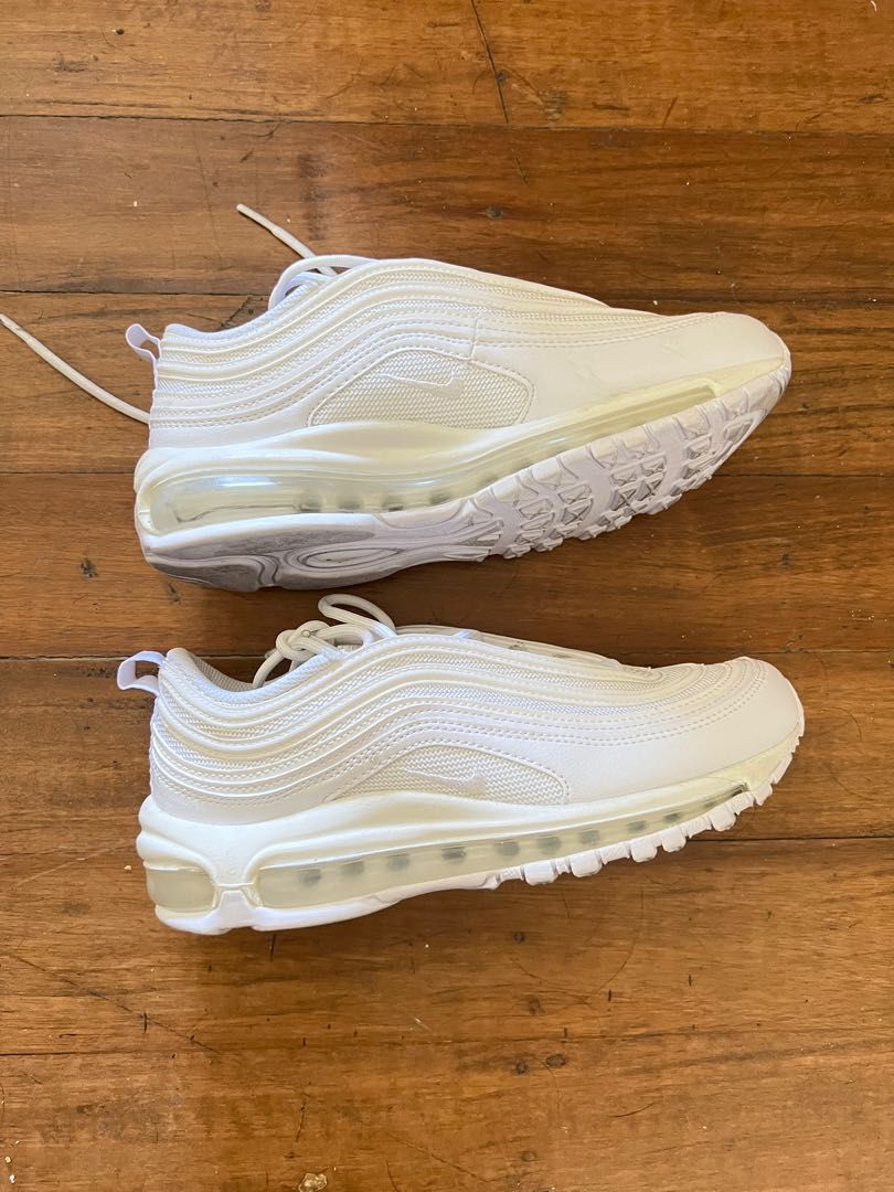 Original Nike Airmax 97s Triple White Women s Fashion Footwear