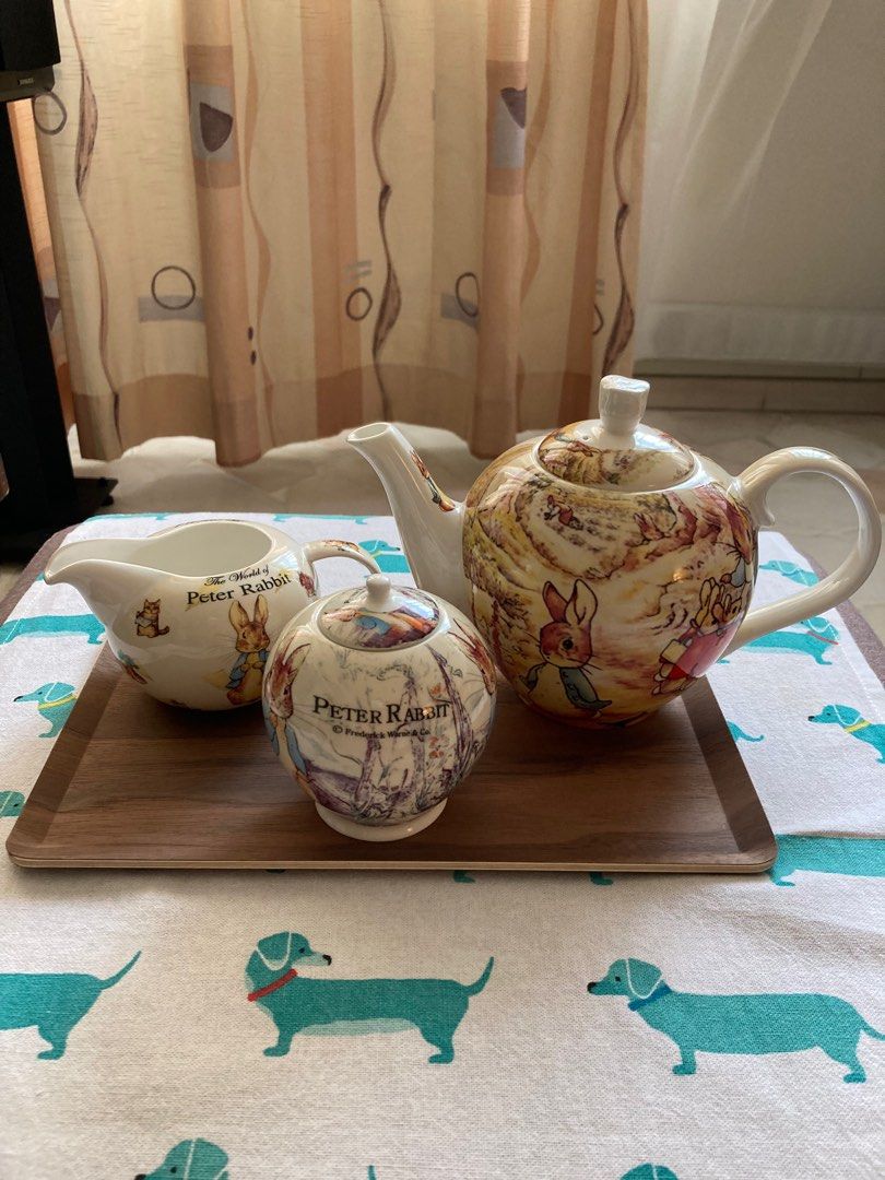 Peter Rabbit tea set, Furniture & Home Living, Kitchenware & Tableware