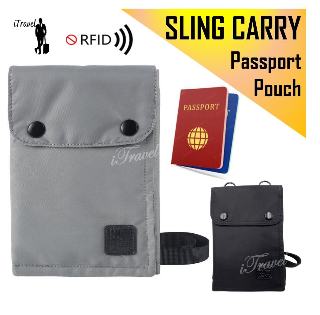 Small travel bag for passport shop