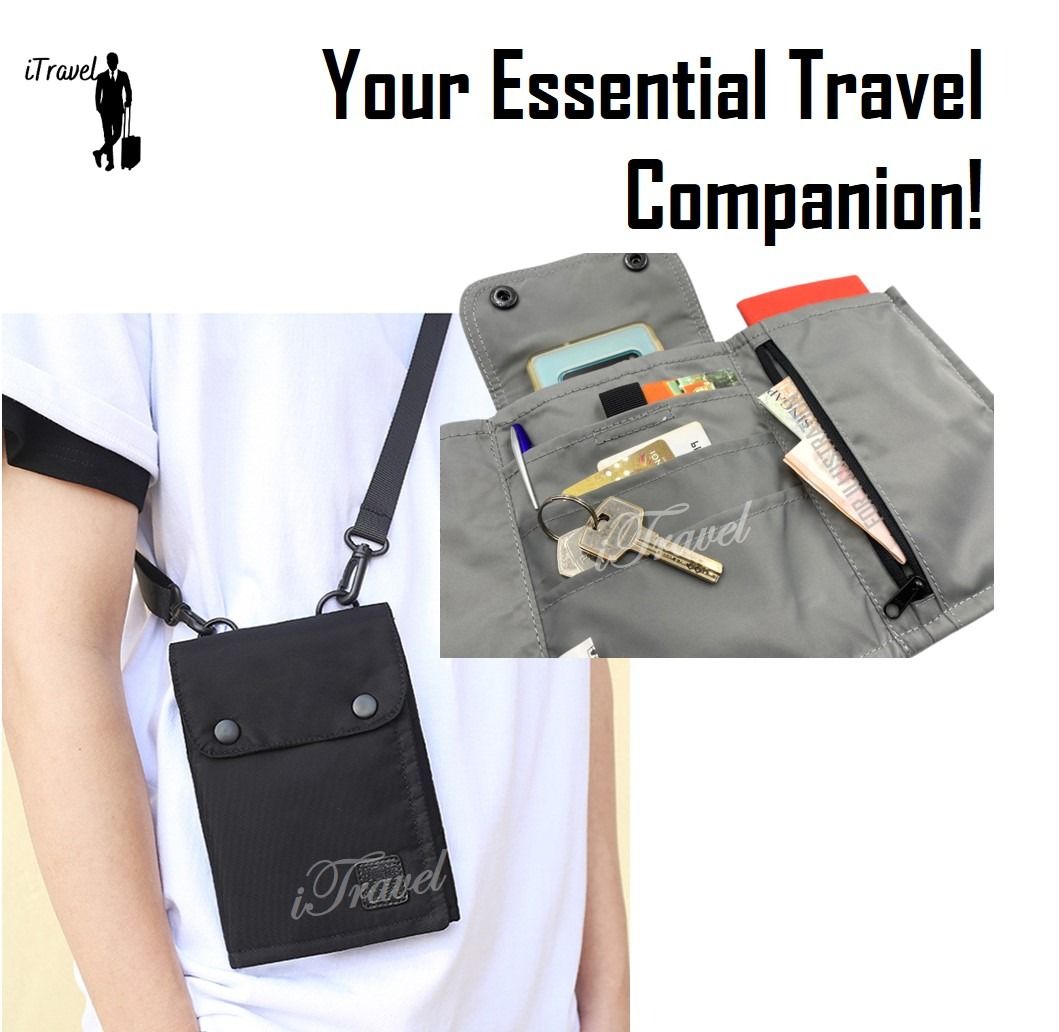 Small travel bag for passport shop
