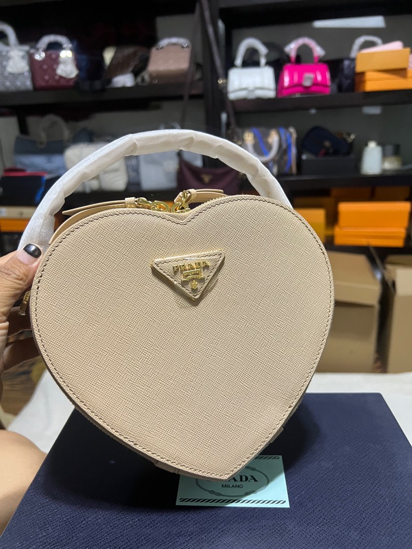Prada odette heart, Luxury, Bags & Wallets on Carousell