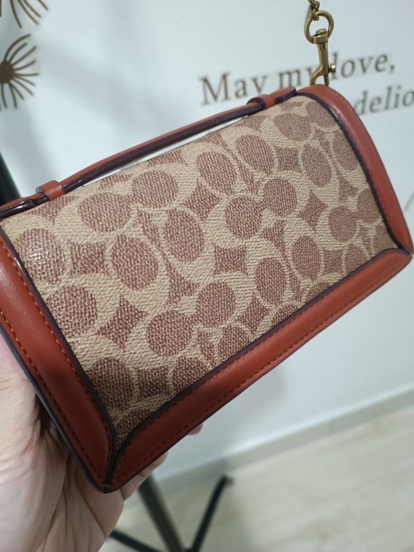 Preloved Coach Riley Chain Clutch