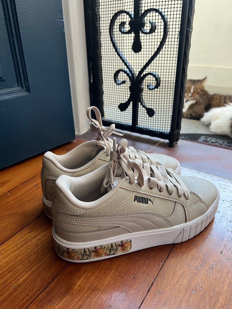 Puma basket clearance trainers