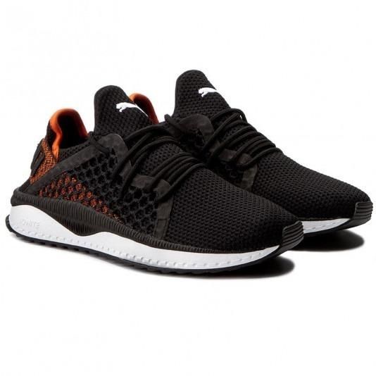 Puma Tsugi Netfit Black Scarlet Ibis Men s Fashion Footwear