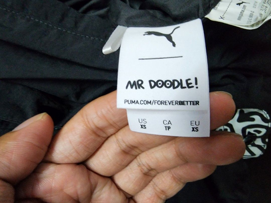 Puma x Mr Doodle Reversible Coach Jacket, Men's Fashion, Coats, Jackets