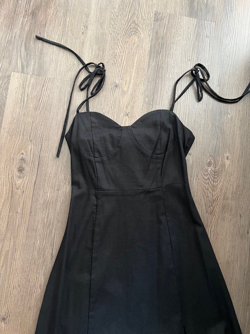 reformation bustier dress