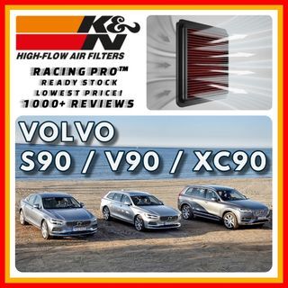 🔥[SALE!] K&N VOLVO S90, V90, XC90 2.0L | K&N AIR FILTER | RACINGPRO-2954