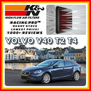 🔥[SALE!] K&N VOLVO V40 T2 1.5L T4 2.0L | K&N AIR FILTER | RACINGPRO-2944