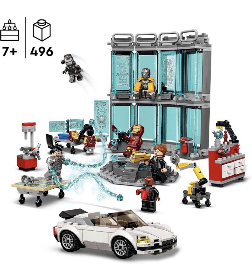 Lego iron man discount arsenal