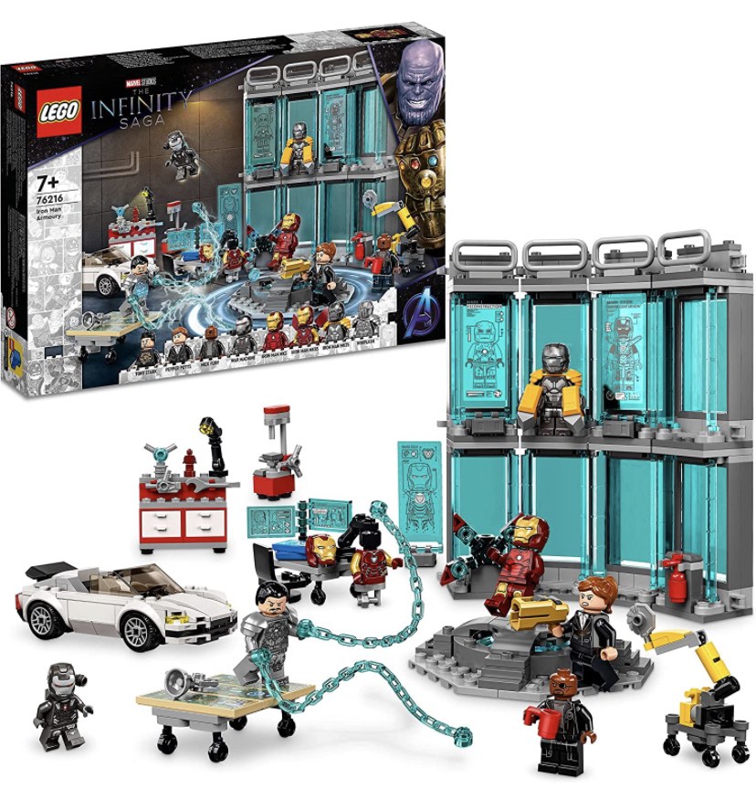 Smyths iron man lego on sale
