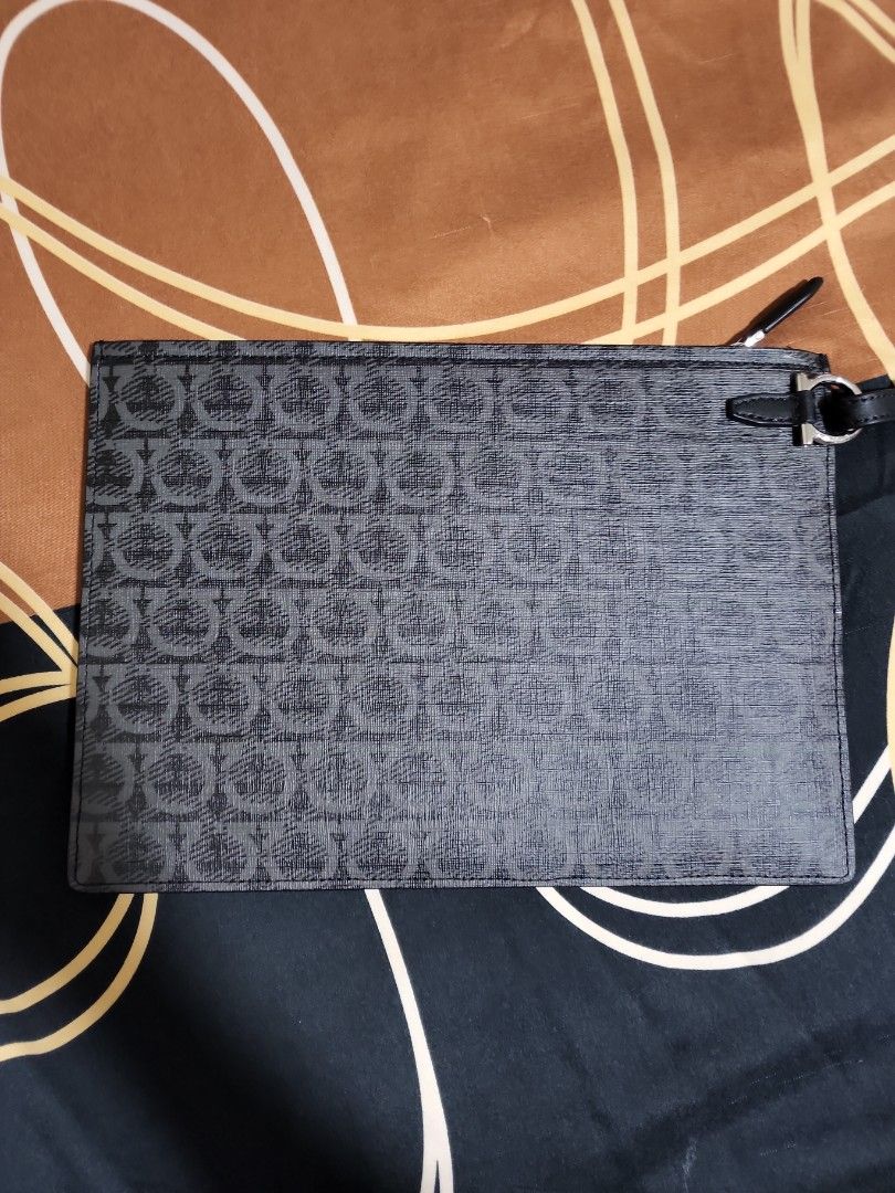 Salvatore Ferragamo men s clutch bag