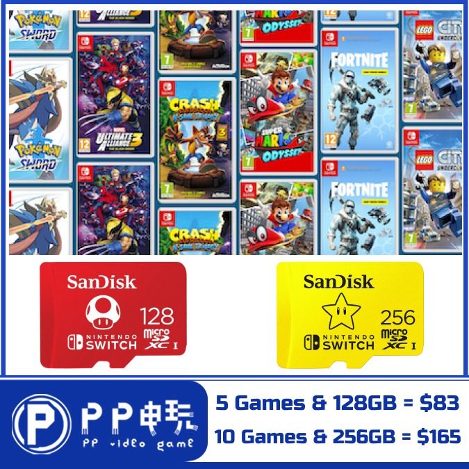 SanDisk Nintendo Switch 128GB Game Card