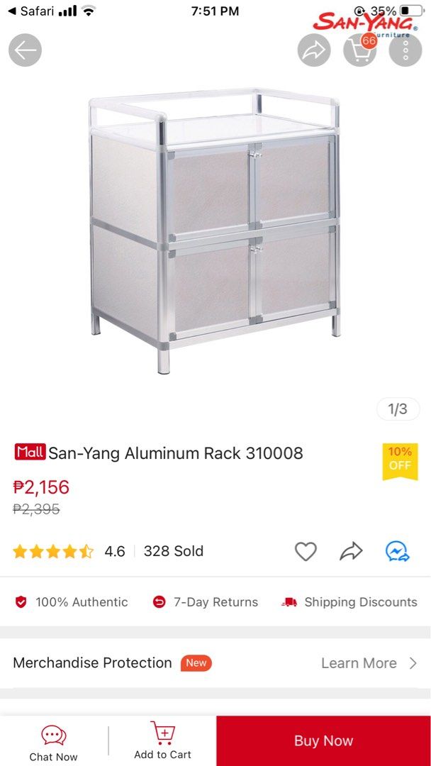 Sanyang aluminum rack, Furniture & Home Living, Kitchenware & Tableware