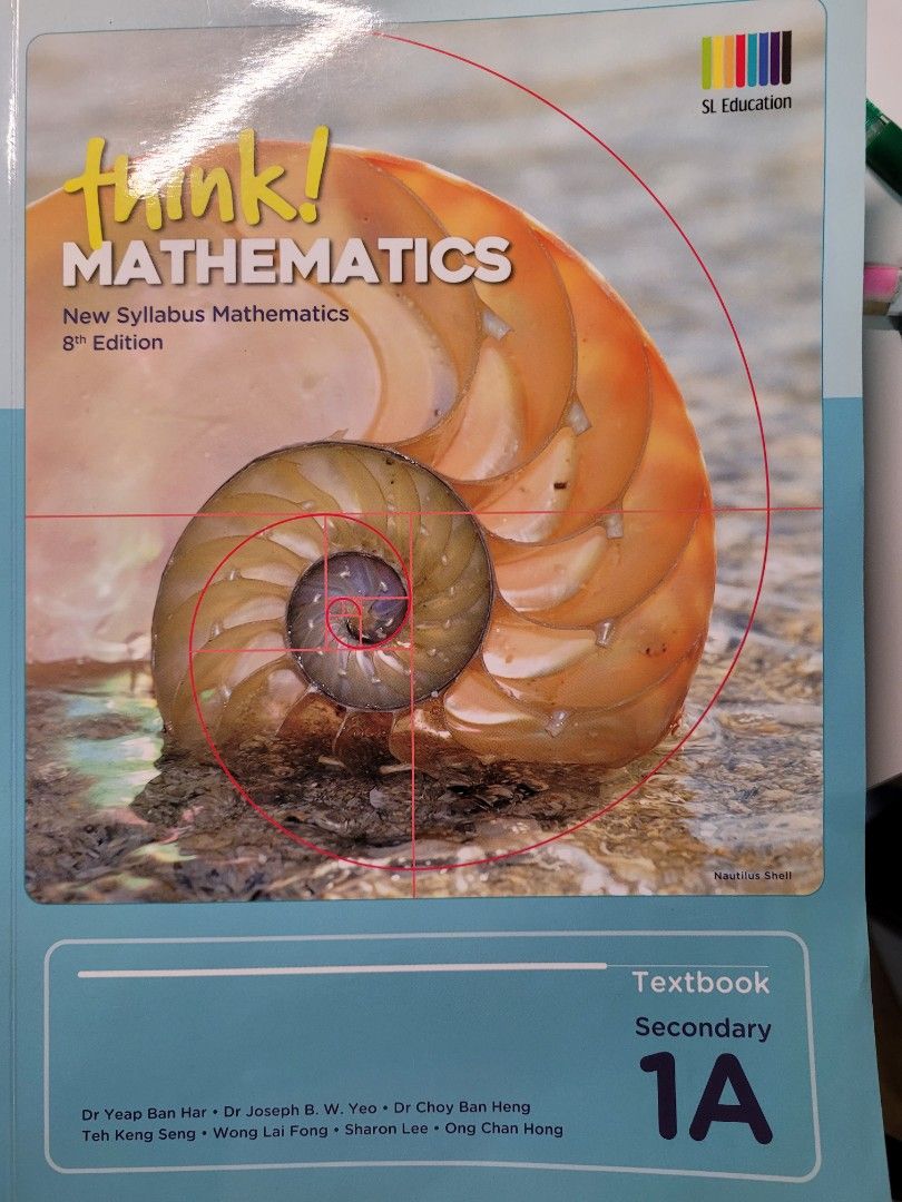 Sec 1 Math Textbook think!, Hobbies & Toys, Books & Magazines ...