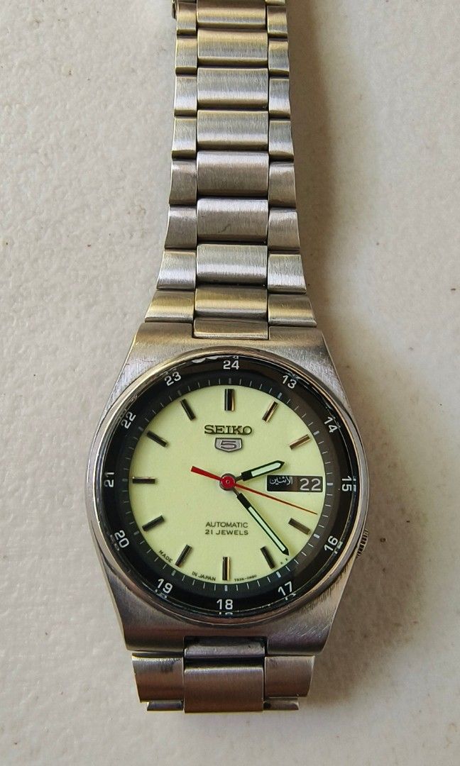 Seiko 5 Military Watch (Full Luminous Dial), Men's Fashion, Watches &  Accessories, Watches on Carousell