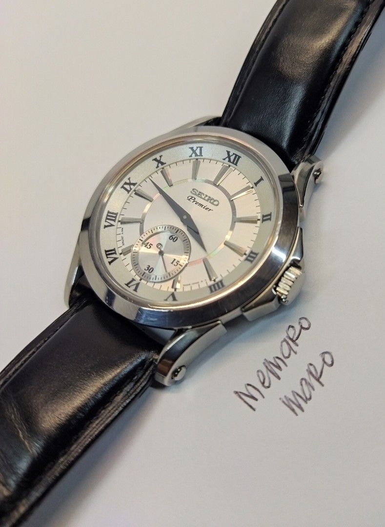 Seiko Premier 6G28 Quartz Sub second Men s Fashion Watches