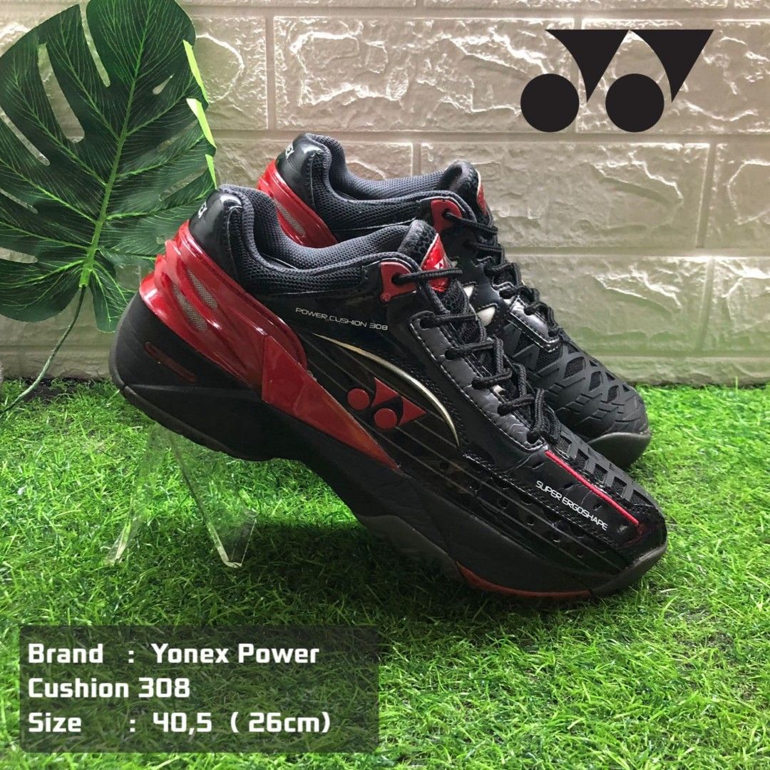 Sepatu Tennis Yonex Power cushion 308 Athelic size 40 5 25 5cm