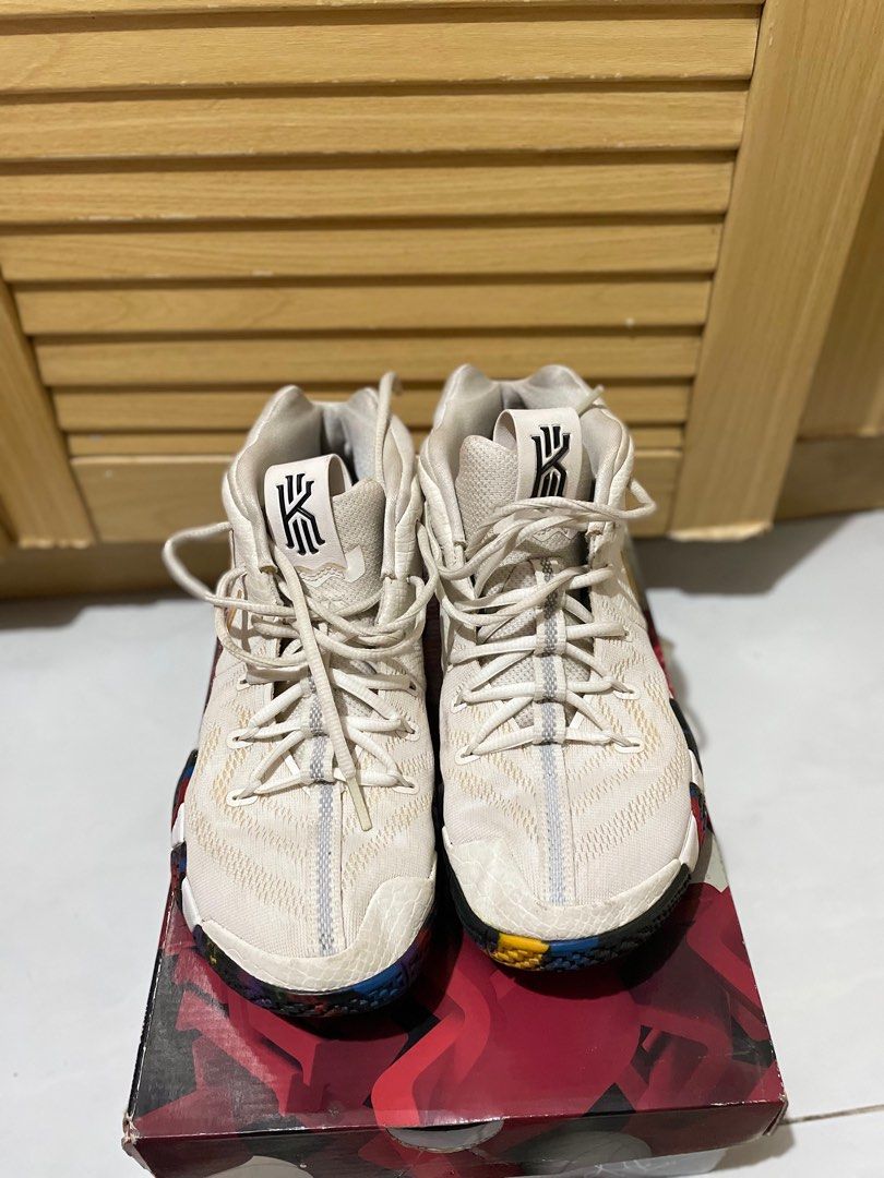 Sepatu basket nike kyrie 4 March madness white multicolor Olah