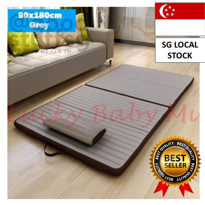 SG FREE 180cm x 90cm 70cm Foldable Mattress Foladable Mat Tatami Mattress