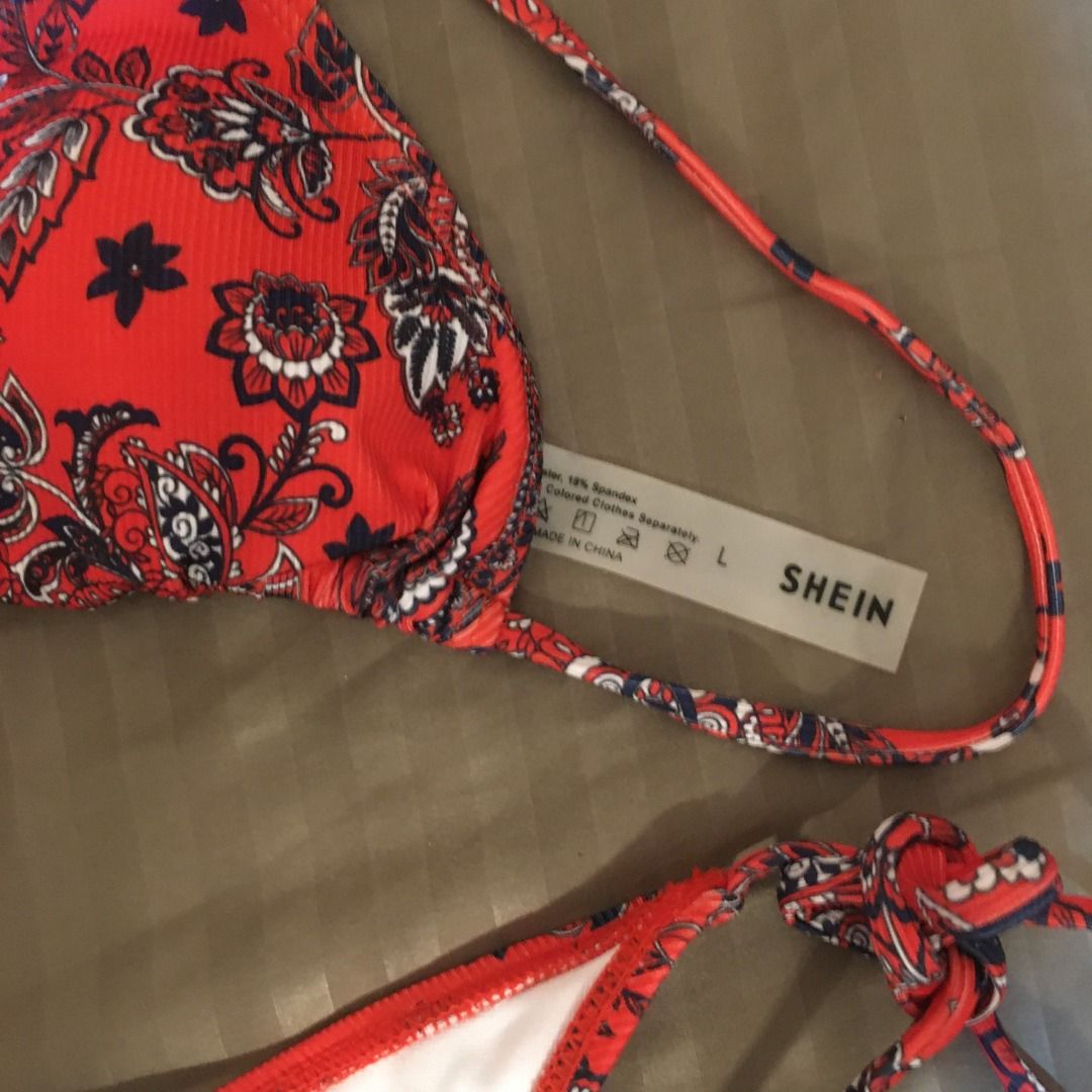 SHEIN Micro Bikini Bandana Style Size LARGE, Women's Fashion, Swimwear