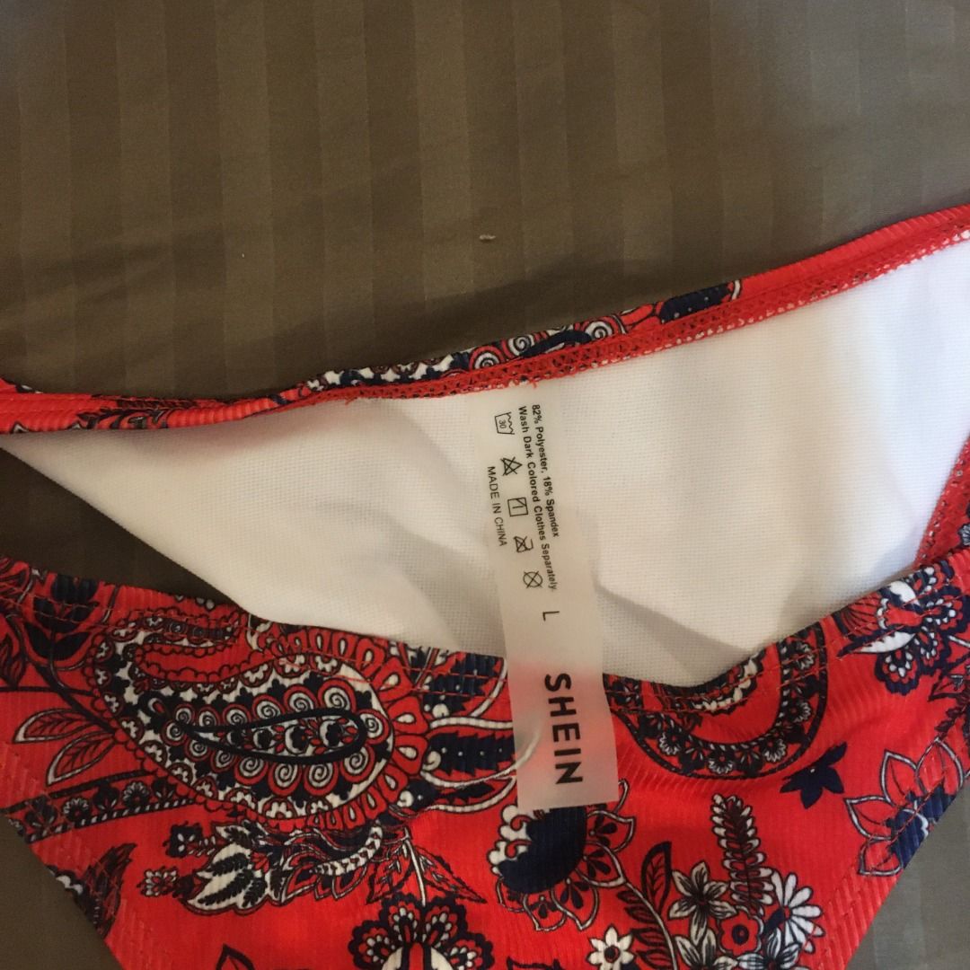 SHEIN Micro Bikini Bandana Style Size LARGE, Women's Fashion, Swimwear