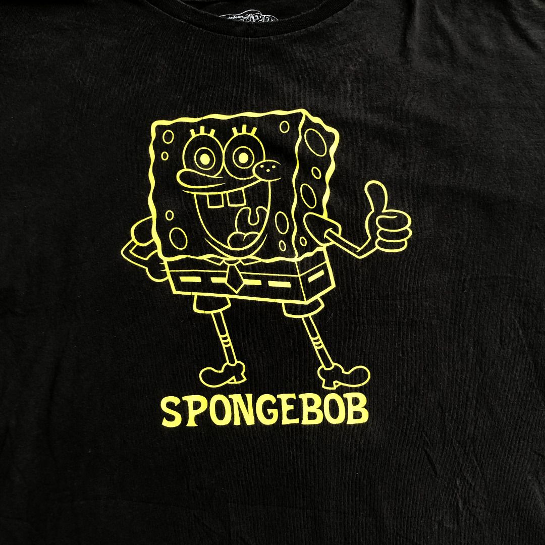 Spongebob Tshirt, Men's Fashion, Tops & Sets, Tshirts & Polo Shirts on