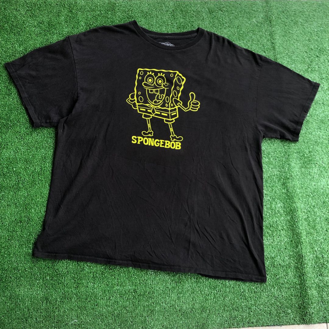 Spongebob Tshirt, Men's Fashion, Tops & Sets, Tshirts & Polo Shirts on