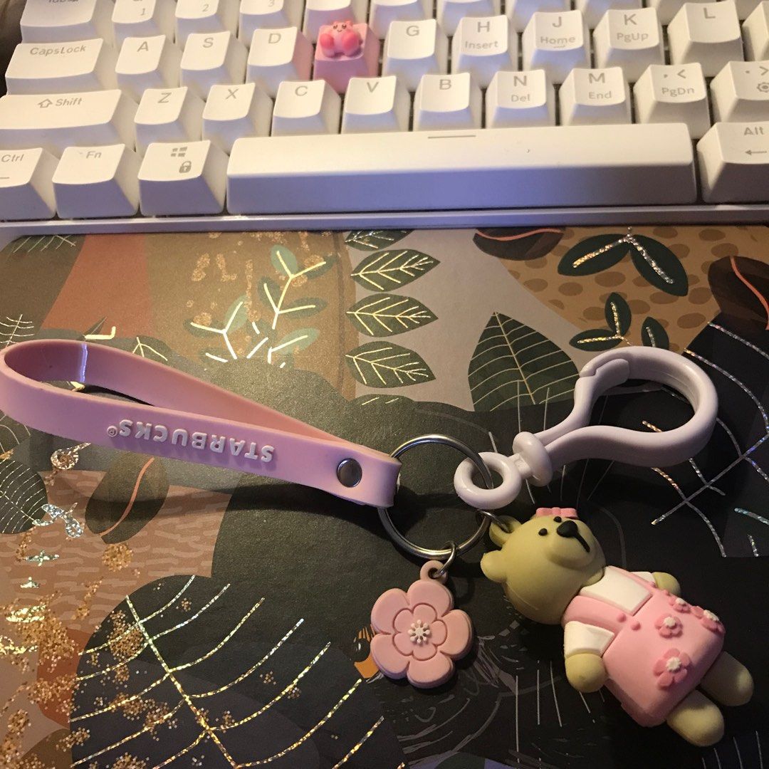 Starbucks Bear Sakura Keychain (Category: Character Goods) located in Paranaque City. Submitted by jaykeli (Listing ID 1198545905, Image 1). Description: Starbucks Bear Sakura Keychain - Rarely Used ^—^ Mode of Delivery: grab, lalamove, direct ggx, shopee c/o Mode of Payment: Gcash.