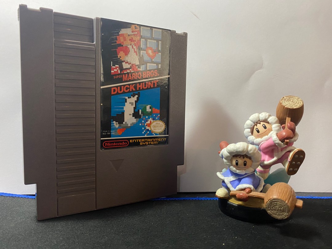 Super Mario Bros Duck Hunt Original NES Cartridge Video Gaming