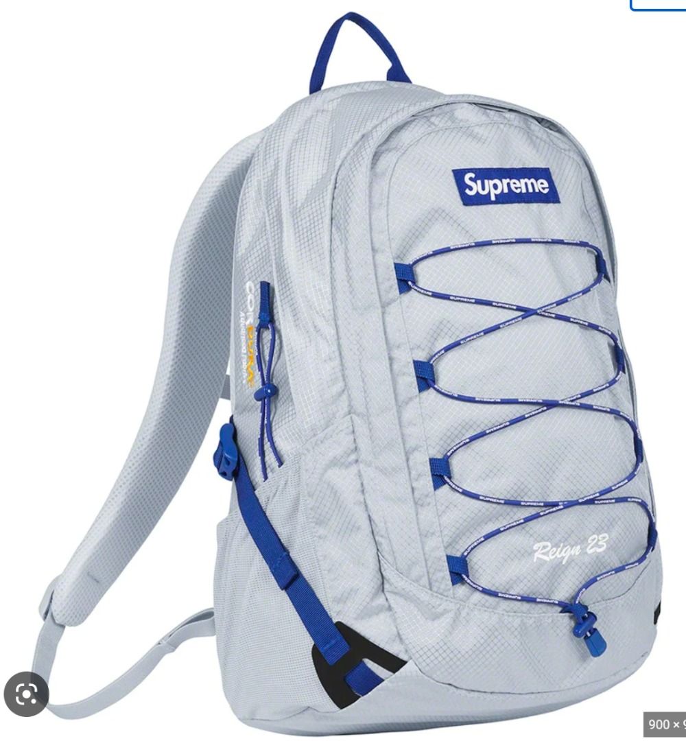 SUPREME 22ss Backpack リュック Silver 23L - リュック/バックパック