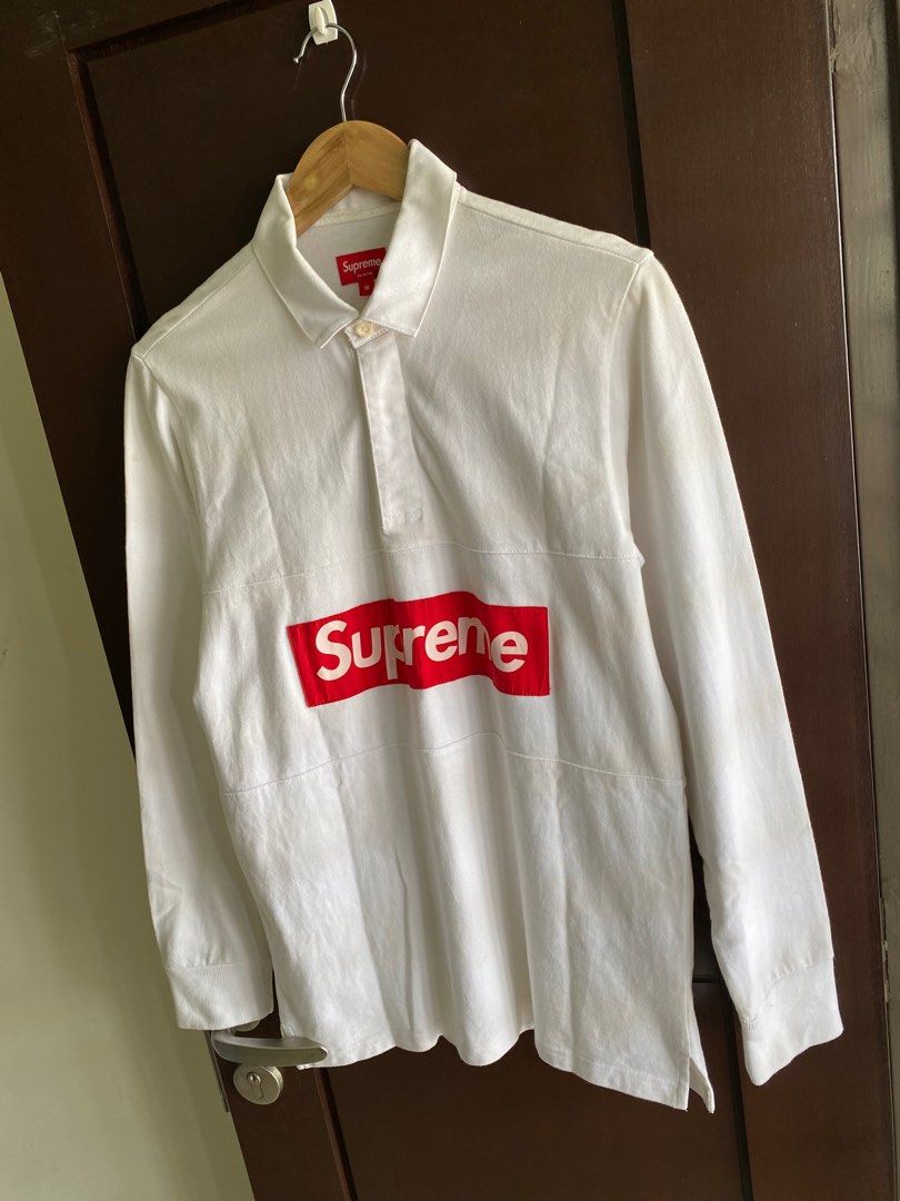 Supreme rugby polo box logo clearance