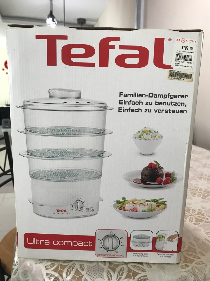 Tefal ultra compact steamer, TV & Home Appliances, Kitchen Appliances