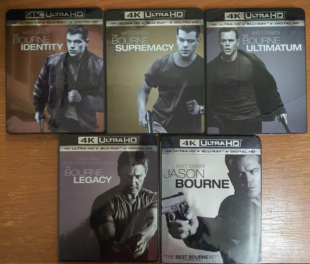 The Ultimate Bourne Individual Collection [4K Ultra HD + Bluray