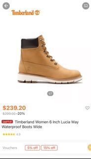 Timberland Women’s 6 inch Lucia Way Waterproof Boots