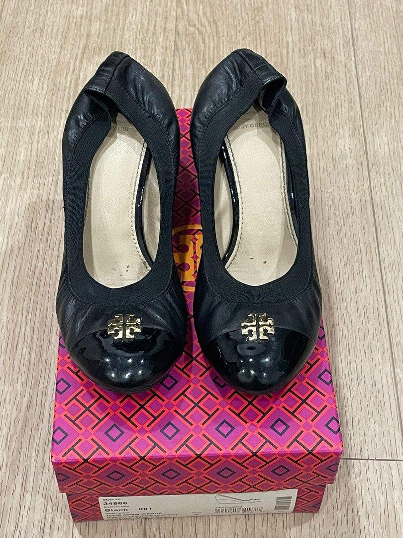 Tory burch lowell wedge outlet