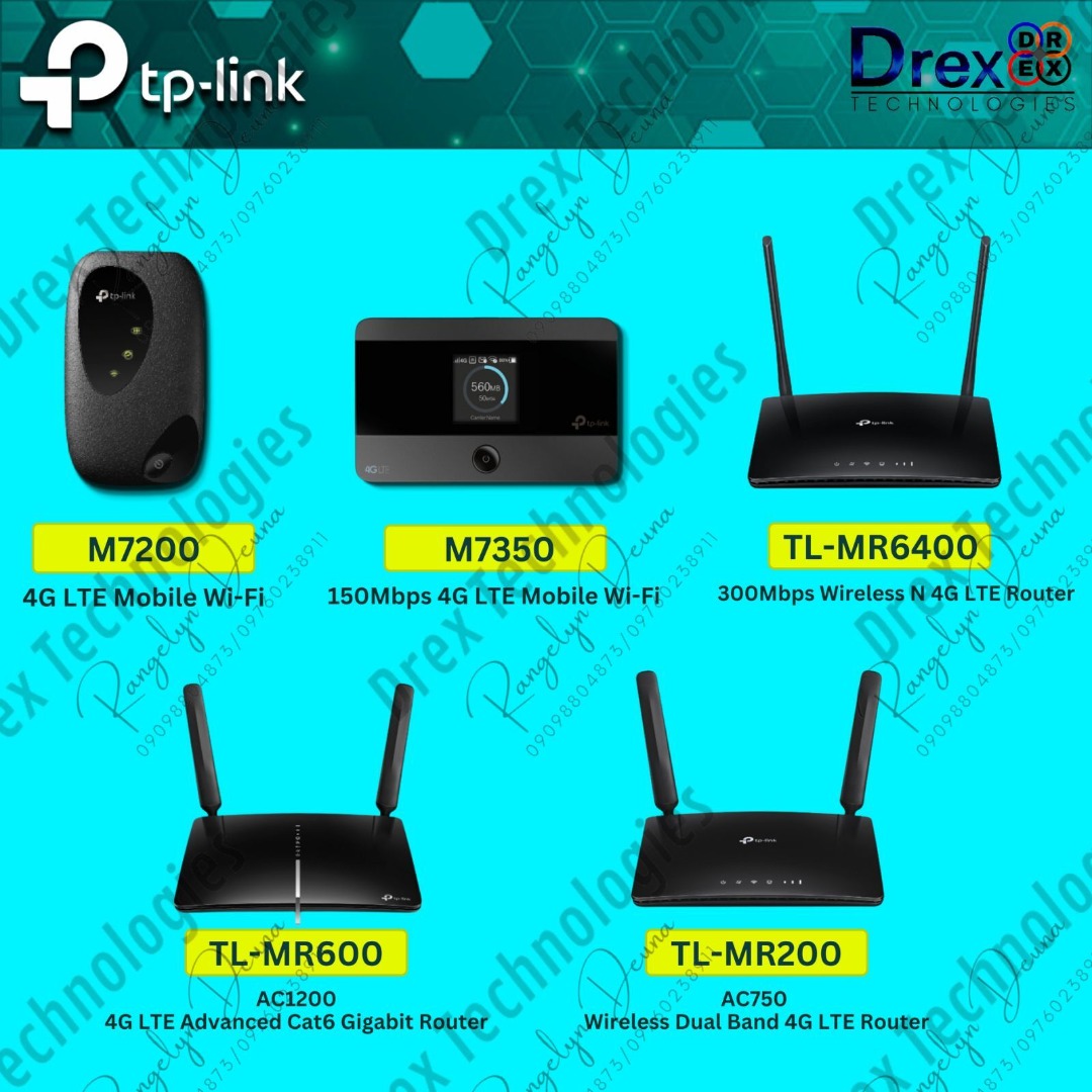 TP-LINK LTE Mobile Wi-Fi & LTE ROUTER, Computers & Tech, Parts ...