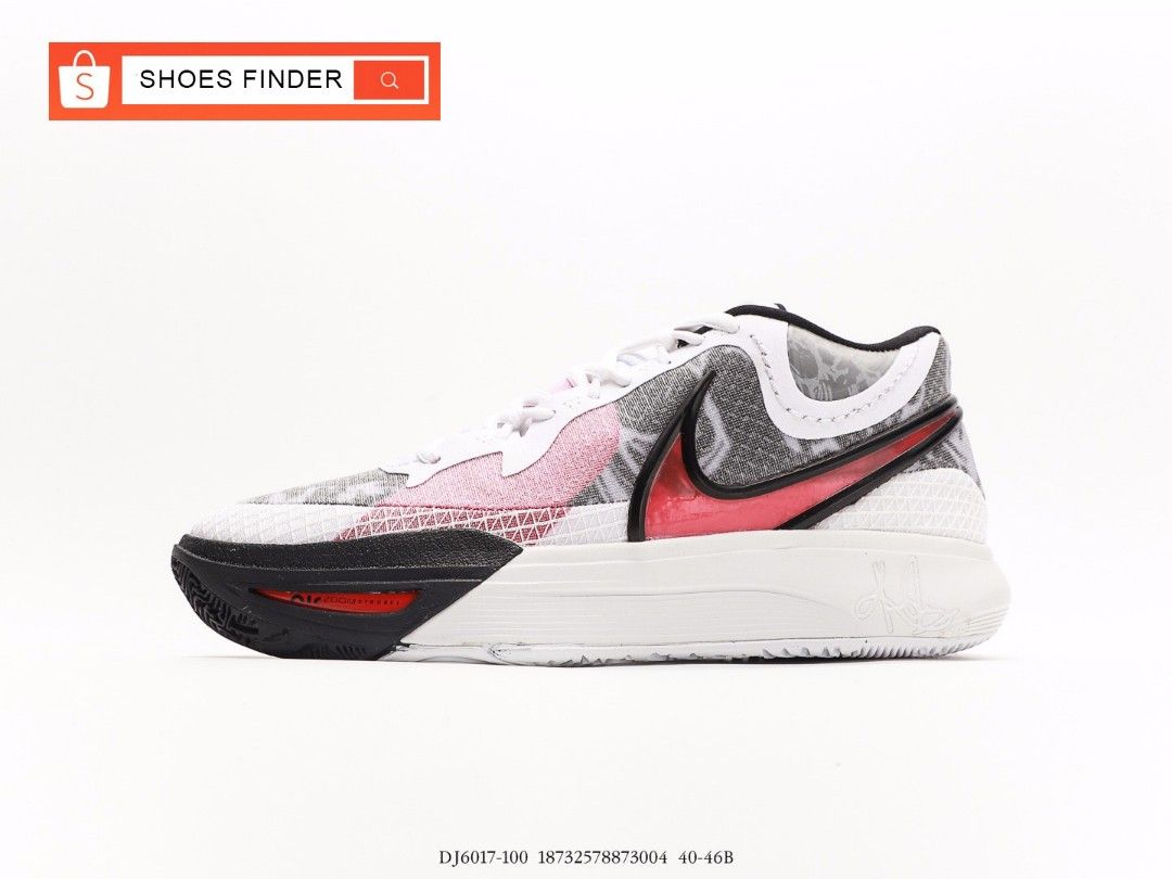 Unauthorized Authentic Kyrie 9 Black White Red EP Basketball Shoes
