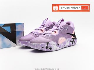Unauthorized Authentic Nike Paul George 6 Light Purple Basketball Sneaker Shoes 2022 with Free Socks for ₱2,299.00