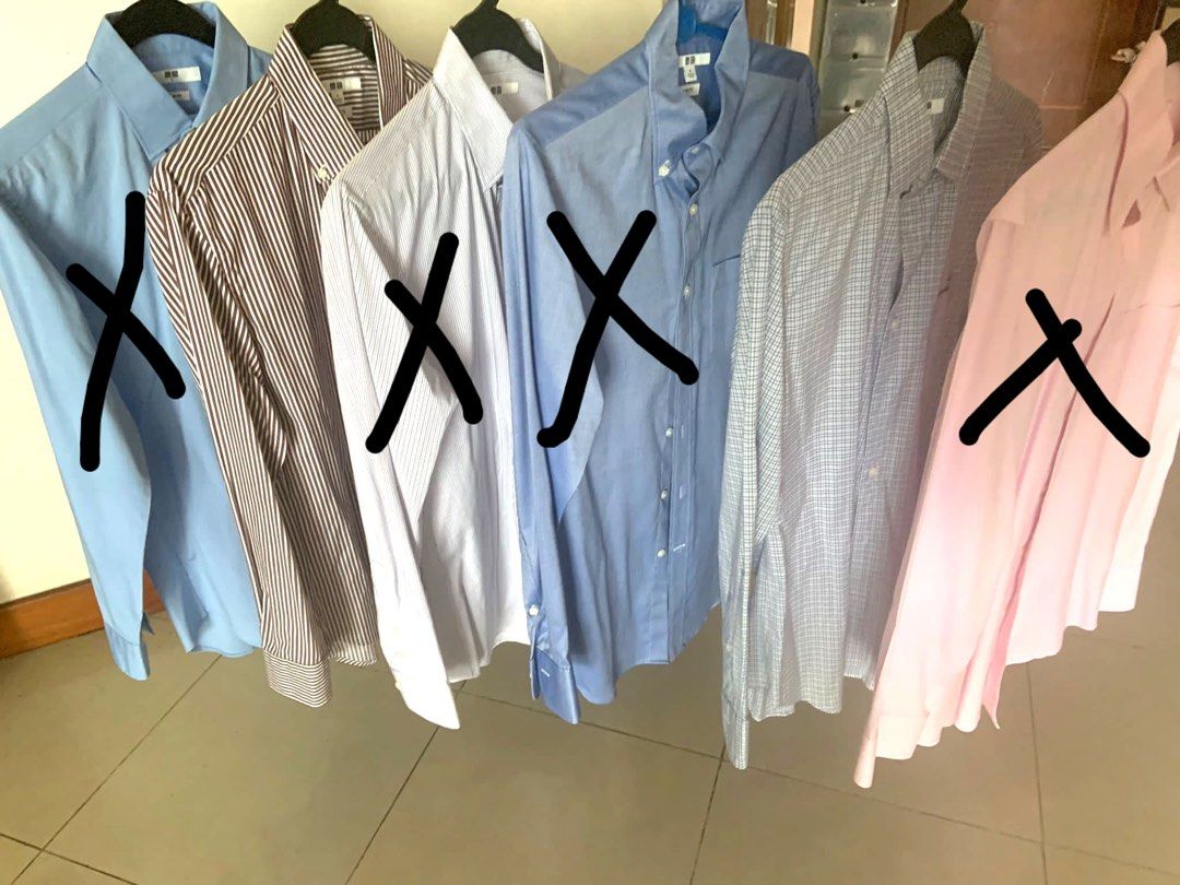 Uniqlo slim fit dress shirt cheap