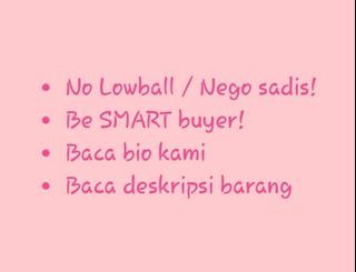 Up lagi rules toko & etika Nego