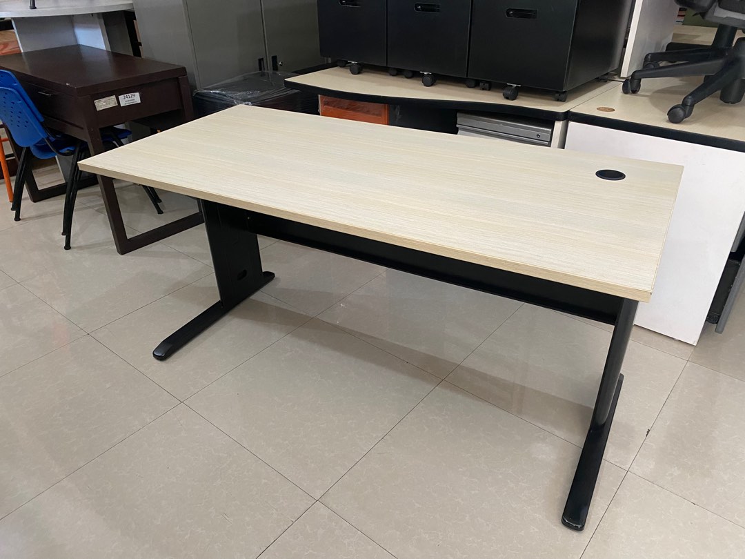 Used office table, Furniture & Home Living, Office Furniture & Fixtures on Carousell