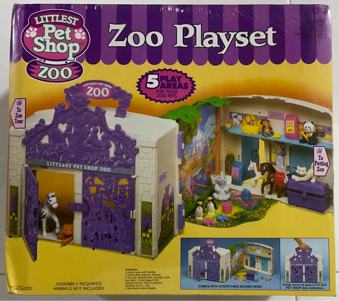 Vintage 1994 littlest Pet Shop Zoo Playset (Kenner), Hobbies & Toys