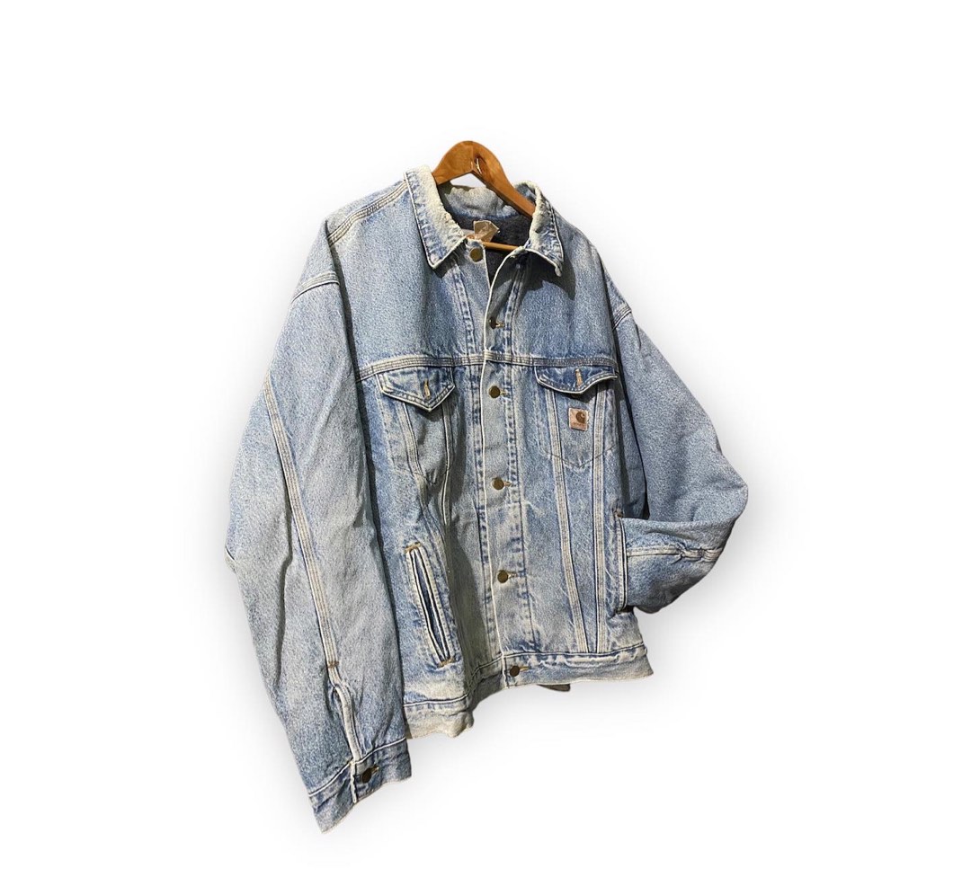 Vintage Carhartt Workwear Denim Jacket, Men's Fashion, Coats, Jackets