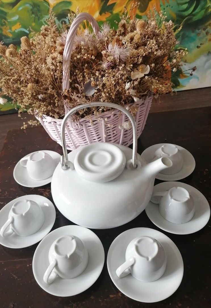 Vintage IKEA Rondo teapot set rare, Furniture & Home Living