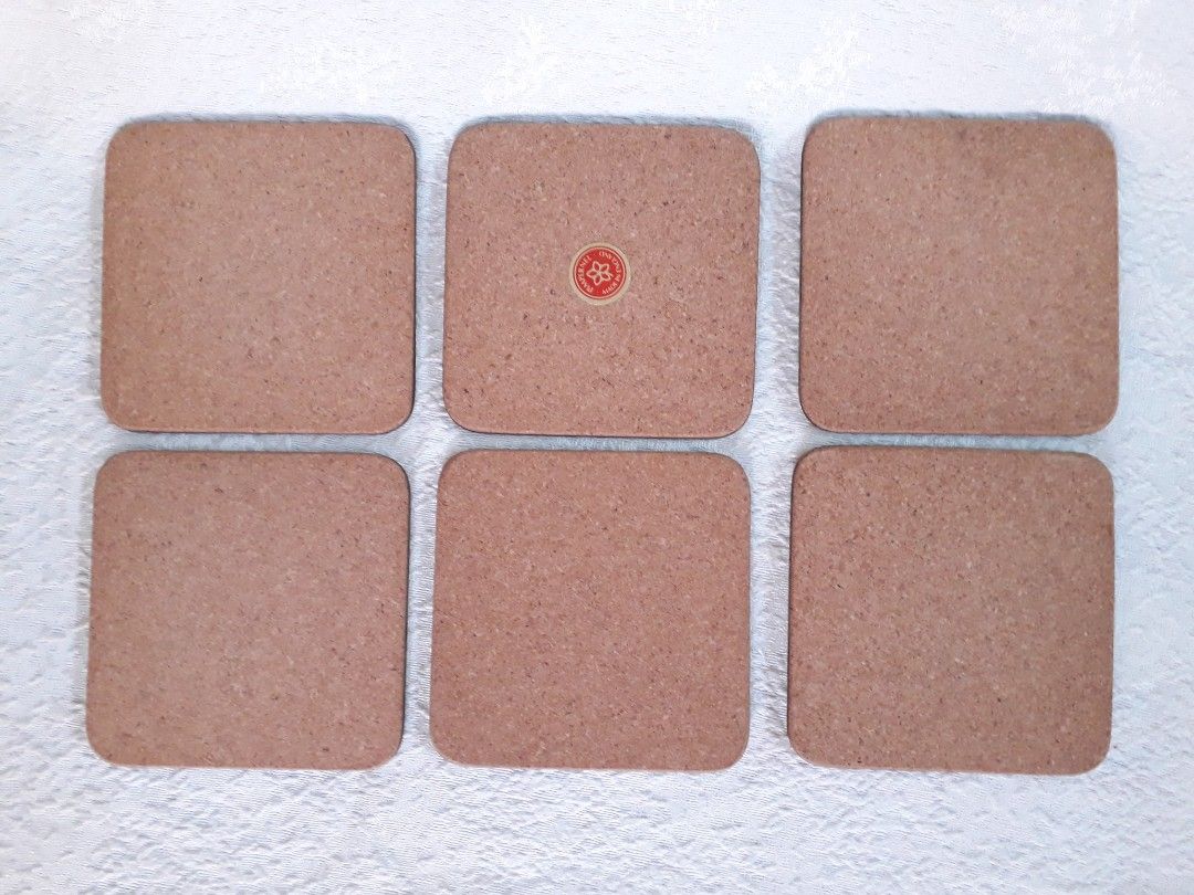 Vintage Pimpernel Acrylic Traditional Coasters Australian Wildflowers